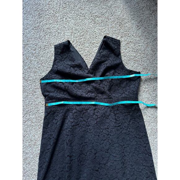 LOFT Plus Dress, size 18, Black Lace, Cocktail Party, sleeveless - Picture 7 of 7